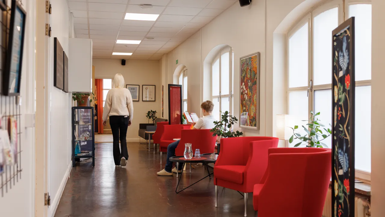 Ungdomsmottagningen väntrum
