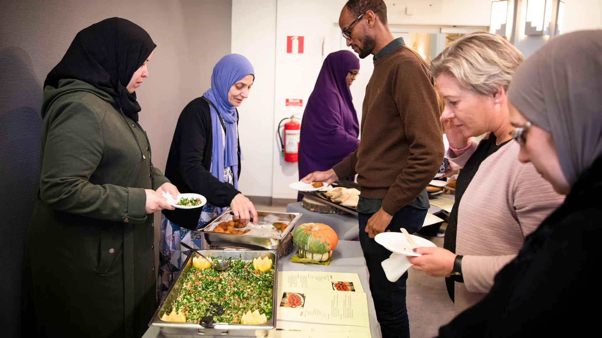 servering av tabbouleh