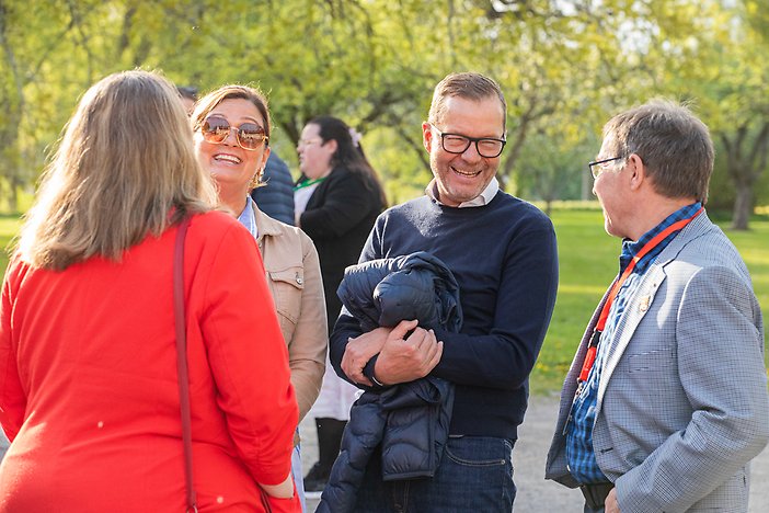 Ett åttitalet gäster deltog i årets vårbuffé.