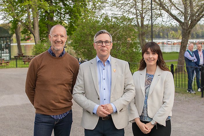 Magnus Runesson, Johan Söderberg och Zana Zgog.