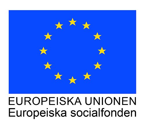 EU:s logotyp som flagga