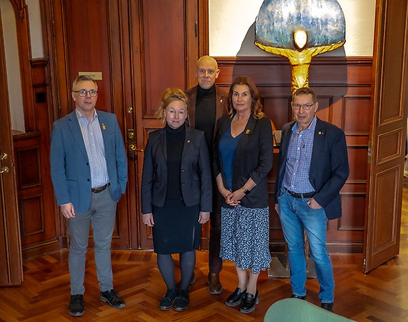 Johan Söderberg, Anna-Karin Lindblad Wieslander, Robert Andrén, Sari Eriksson och Christer Sundqvist.