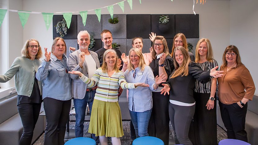 Gruppbild på nominerade pedagoger.