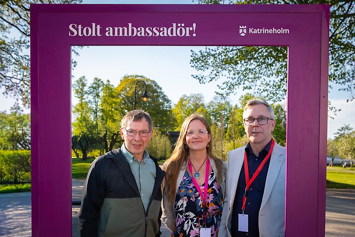 Christer Sundqvist (M), Aline Eriksson och Johan Söderberg (S)