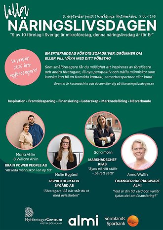 Affisch för lilla näringslivsdagen